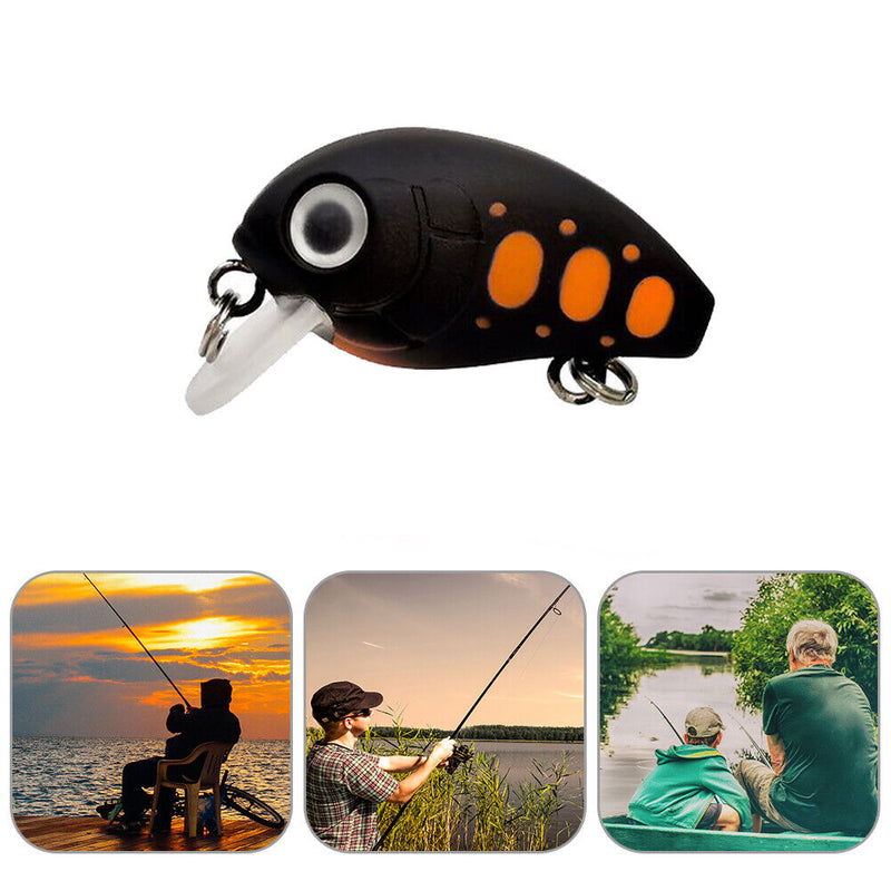 5pcs/Set 30mm 2.05g Mini Crankbaits Fishing Sinking Wobbler for Pike Trolling
