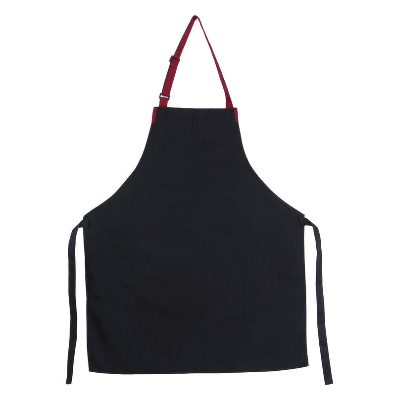 Unisex Halterneck Apron with 2 Pockets Chef Waiter Kitchen Cook Black  Tool