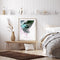 DIY Colouring Wall Pictures Posters Green Plants Hand Painted Oil Paint Painting