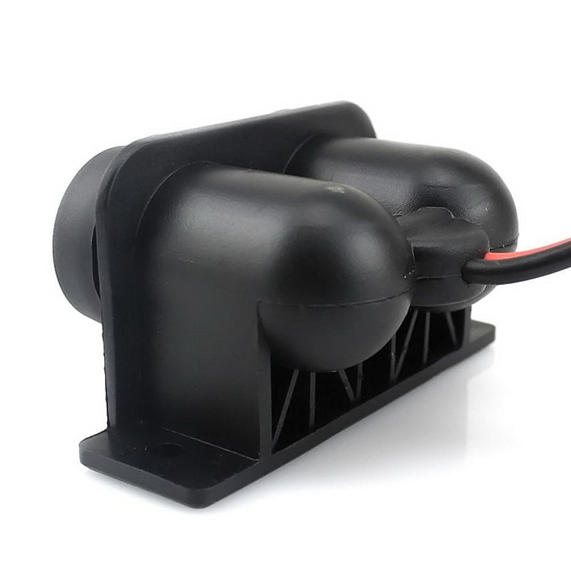 Twin Socket Waterproof Cigarette Lighter Vehicle-mounted Plug Adapter