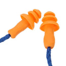 Shape Protect Hearing Anti-Noise Earplugs With Corded Earmuff Soft Silicone