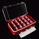 Double-Sided Removable Portable Fishing Tackle Box Waterproof Fishing Accessory