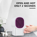 Space Heater Indoor Electric Fast Heating Small Ceramic Heater (White) Newly