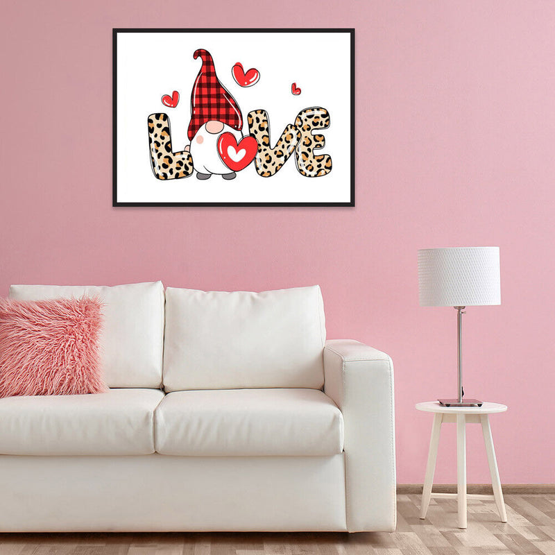 50x40cm Paint By Numbers Gnome Oil for Adults Children Room Home Wall Decor Gift
