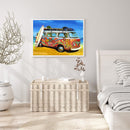 Handmade Beach Bus 5D DIY Full Round Drill Drawing Kit Diamond Painting Ornam