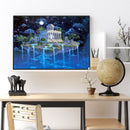 Diamond Painting Moonlight City Full Round Drill Picture of Rhinestone Draw