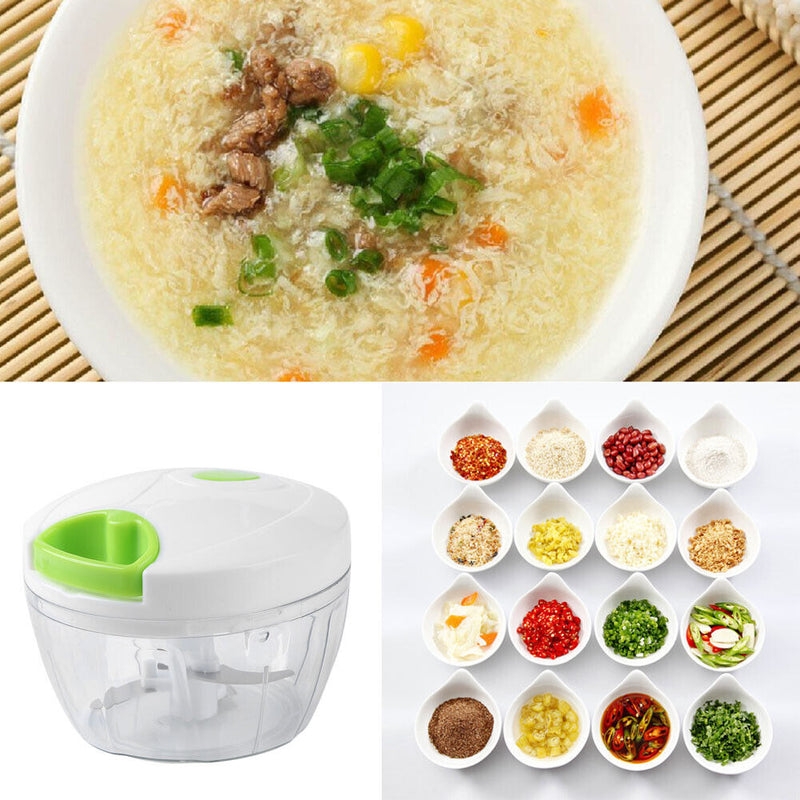 Garlic Onion Pepper Vegetable Slicer Meat Cutter Hand Chopper Kitchen Tools