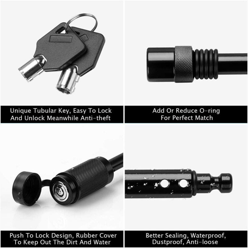 Extra Long Heavy Duty Tow Trailer Hitch Lock Pin Towing Hitch Lock Receiver
