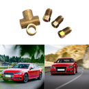3 Way Tee Piece Brake T M10 Union + 3 Male Brake Pipe Nuts for 3/16 inch Pipe