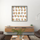Full Embroidery Stamped Alphabet Bear DIY 11CT Cotton Thread Cross Stitch Kit