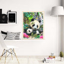 5D DIY Full Drill Diamond Painting Panda Cross Stitch Embroidery Mosaic Kit