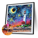 5D Full Round Drill Diamond Painting DIY Cross Stitch Craft Kit Bedroom Decor
