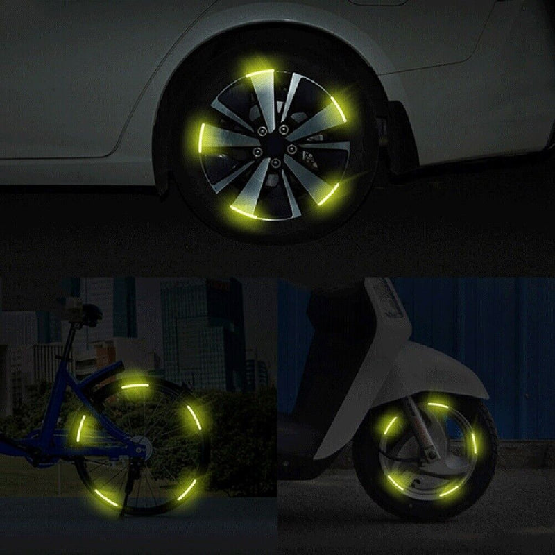 Universal Wheel Hub Stickers Anti-ultraviolet for Bike Motorcycle Car