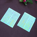 6pcs Nail Polish Art Stencil Stickers Manicure Holographic Decals Hollow Newly