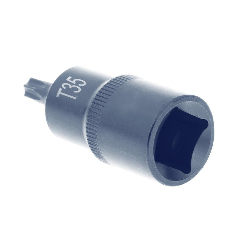 Torx Screwdriver Adapter Bit 1/2 in Socket Bits Drive Sockets Hand Tool(T35