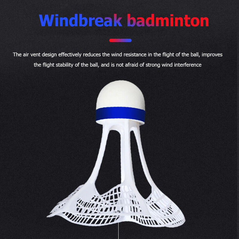 #A 3pcs Badminton Ball Shuttlecock Indoor Outdoor Training Game Ball Shuttlecock