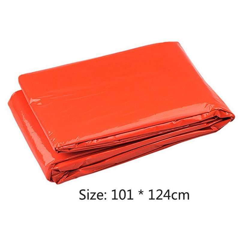 5pcs Emergency Raincoat Thermal Insulation Disposable Survival Blanket