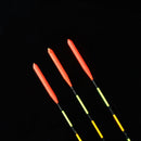 Fishing Float Wood Bobber Luminous Carp Fishing Night Buoy Tackle (3pcs) Newly