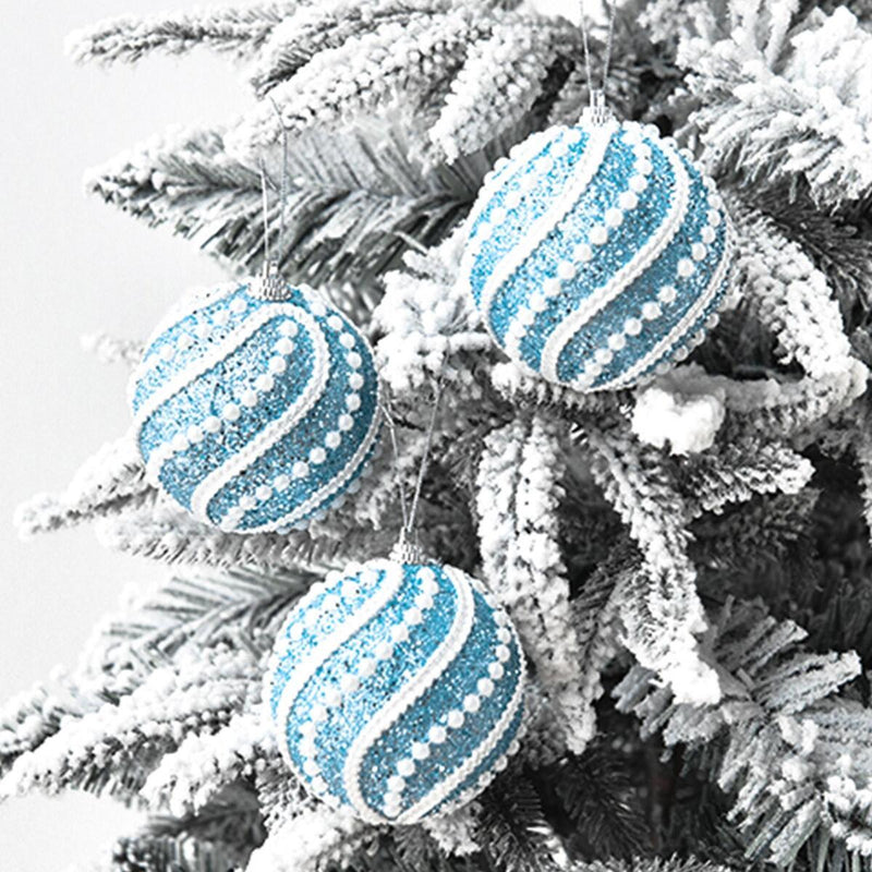 Christmas Tree Decoration Xmas Balls Ornaments 8cm Pendant Ball BLUE#