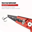 Outdoor Spring Fishing Lures Pliers Fish Hook Remover Line Cutter (Red) Newly