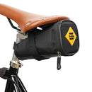 Mountain Bicycle Tail Package 600D Seat Cushion Kit Saddle Bag (Black)