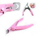 Nail Art U Edge Nail Scissors Manicure Tips Cutter Acrylic False Nail Clipper