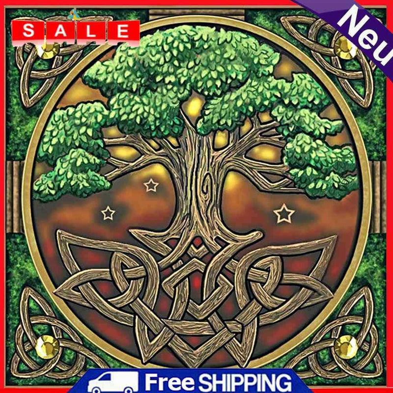 5D DIY Full Drill Diamond Painting Tree Cross Stitch Mosaic Kits Bedroom Decor