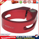 CANSUCC 31.8mm Bicycle Quick Release Seatpost Clamp Seat Post Clip (Red) Newly