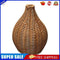 Rattan Hanging Solar Light Outdoor Garden Yard Landscape Lamp Decor (Brown)