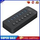 ORICO CT2U3-7AB USB-A 3.0 HUB Adapter 5Gbps 7 Ports Splitter (Black EU)