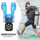 Snorkel Regulator Diving Mouthpiece Breathing Tube for Underwater (Blue) Newly