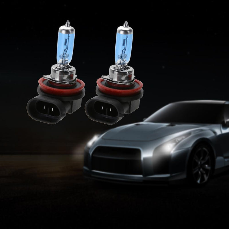 2pcs H11 12V 55W Blue Halogen Light Bulbs for Car Headlamp Headlight Newly