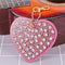 4pcs DIY Full Drill Diamond Painting Special Shaped Heart Key Chain Gifts Newly
