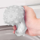 Hair Lint Catcher Washing Machine Float Filter Net Bag Laundry Tool (White)