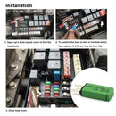 DC 14V Auto Reset Mini Circuit Breaker Blade Fuse for Car Boat(30A Green) Newly