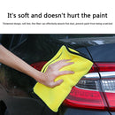 Car Washing Towel Absorbent Coral Fleece Towel for Car Home Cleaning Yellow+G