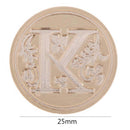 Retro Flower Letter Envelope Sealing Wax Copper Seal Stamp Post Decor(K) Newly