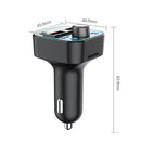 MP3 Player Fast Charger Car Charge Adapter Wireless Bluetooth FM Transmitter
