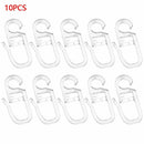 Accessories Durable Fixing Holder Wall Ring Plastic Sliding Hook Curtain Hooks