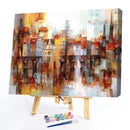 Riverside Town Oil Paint By Numbers Canvas DIY Picture for Adults Children Craft
