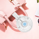 #A Portable Fan Handheld Cooling Fan Rechargeable Lightweight for Student Dormit