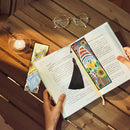 2pcs DIY Diamond Painting Leather Bookmark Gnome Tassel Crafts (FQY024)