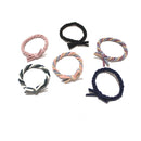 Gift Concise Thick Women Girl Hand-woven Hair Tie Rope Hair Ring High Elastic