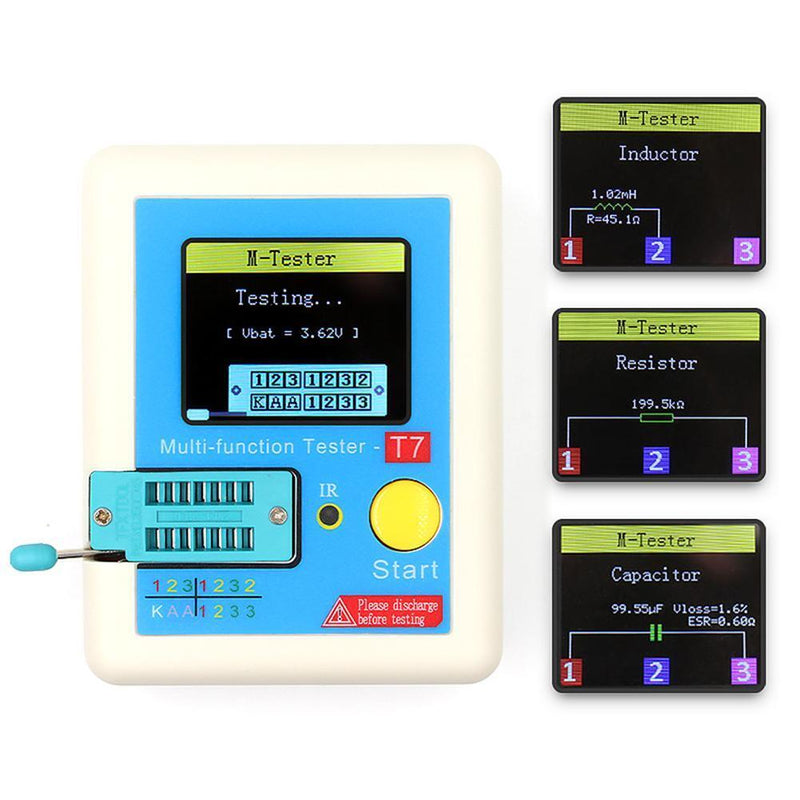 LCR-T7ESR Multimeter High Speed Transistor Tester Graphic Display Meter Newly