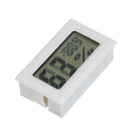 Mini Digital LCD Temperature Humidity Meter Thermometer (White Fahrenheit)