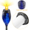 #A 1/2/4/6/8pcs Solar Flame Torch Light Lawn Lamp Holiday Landscape Lighting Dec