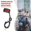 E-Bike LED Light ON/OFF Button for Motorcycle Handlebar Controller Switch Newly