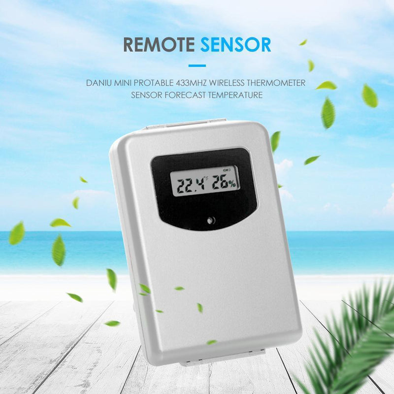 Digital Wireless Thermometer Sensor Remote Indoor Outdoor Humidity Station