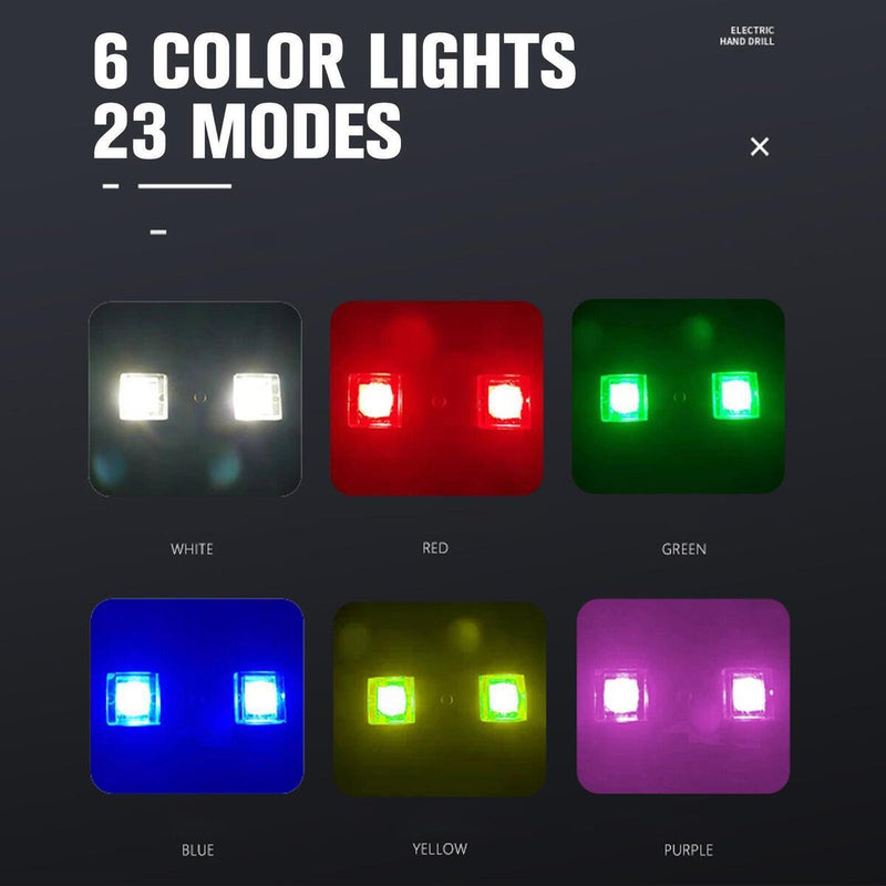 Wireless Flashing Navigation Lights Yacht Bike Aircraft Strobe Light Y7L0