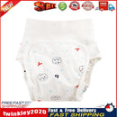 Pure Cotton Reusable Baby Diapers Waterproof Washable Cloth Nappy (Blue) Newly
